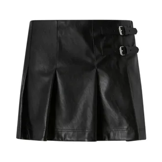 Pinko Leather Skirts - female - PINKO - Leather Skirts - Black - M - Skirts