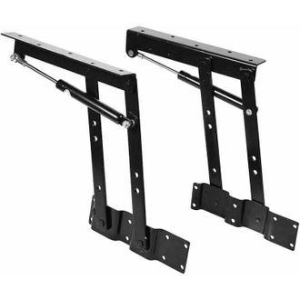 OEM 1 Par De Mecanismo De Mesa De Acero Resistente, Mecanismo De Elevaci&oacute;n Plegable, Mecanismo De Elevaci&oacute;n Superior Negro, Bisagra De Resorte Para Mesa D