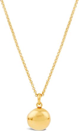 Dinny Hall button locket heart charm necklace - Gold