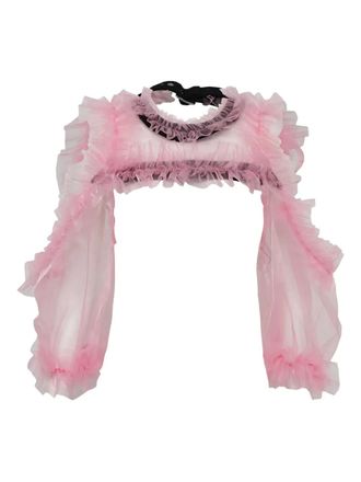 Comme Des Gar&ccedil;ons Giacca con ruches - Rosa