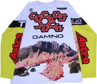 Travis Scott Cactus Jack The Scotts Gaming II Long-Sleeve Jersey White CJFN-LS47
