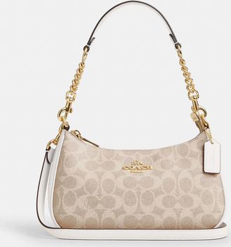 Coach Teri Shoulder Bag In Signature Canvas