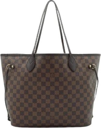 Louis Vuitton Pre-owned Neverfull MM Tote Bag - Dames - Vintage Shopper - Bruin - ONE Size - Leer - Vintage