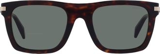 Chopard Polarized Grey Square Mens Sunglasses SCH365 909P 55