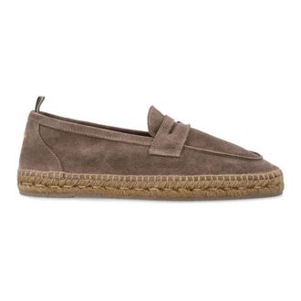 Castaner Espadrilles, male, Brown, Size: 10 US Mens Closed Topo Moccasin Espadrilles