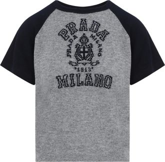 Prada Logo-Intarsienoberteil