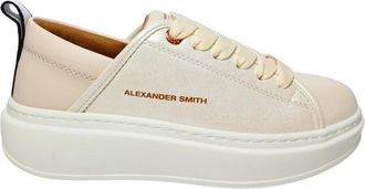 Alexander Smith Eco Wembley Sneaker - Dames - Sneakers - Wit - 37 EU - Leer - Schoenen