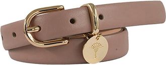 Joop Lederg&uuml;rtel JOOP, Damen, Gr. 100, rose, Rindsleder, G&uuml;rtel Lederg&uuml;rtel, mit Dornschliesse und Logo-Anh&auml;nger, Breite 2cm