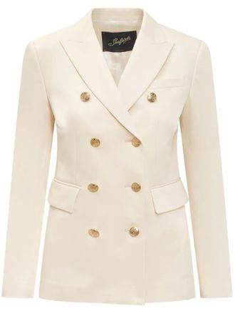Seafarer Chantal blazer - women - Cotton/Elastane/Viscose - 46 - White