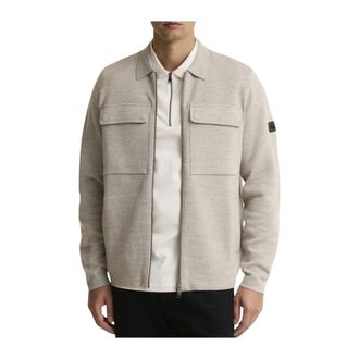 Barbour Cardigan con zip Burley - - Knitwear - Uomo - Grigio - L