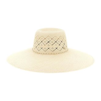 Maison Michel Blanche Hat - female - Maison Michel - Accessories - Beige - S - Accessories