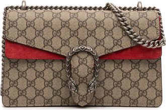 Gucci Pre-owned Womens Medium Gg Supreme Dionysus Shoulder Bag - Grey Textile - One Size