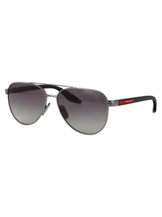 Prada Mens Sunglasses Gunmetal Metal