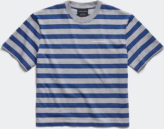 Canada Goose T-shirt &agrave; rayures Roam (Femmes, Lilac Colbourne Stripe, TG)