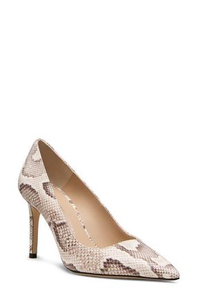Stuart Weitzman Stuart Power 85 Pump in Cream. at Nordstrom, Size 7.5