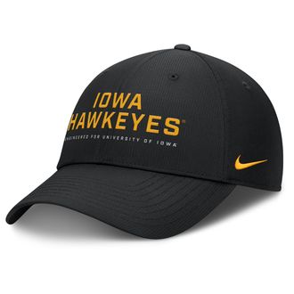 Nike Iowa On-Field Club Gameday Nike Mens Dri-FIT College Adjustable Hat in Black | NC0800AIA-CDY