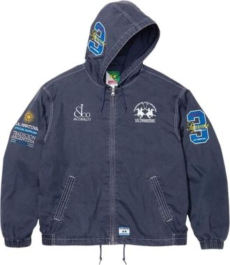 SUPREME x La Martina SS26 Lightweight Hooded Jacket Navy SUP-SS26-319-NVY