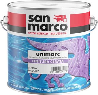 San Marco San Marco - Unimarc finitura cerata allacqua incolore 2,50 litri