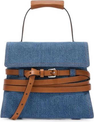 Moschino Handbag - Dames - Handtassen - Blauw - ONE Size - Denim - Tassen