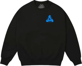 Palace Felpa girocollo Fukuoka Tri-Ferg - Nero