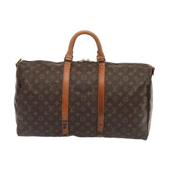 Louis Vuitton Pre-owned Weekend Bags, female, Brown, Size: ONE SIZE Pre-owned Keepall Travel Bag