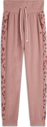 Freddy Pantalone in felpa viscosa tricot con bande animalier