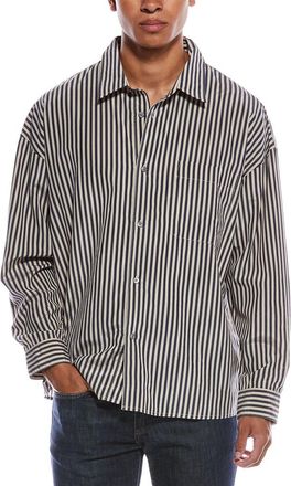 Frame Denim Frame Denim Relaxed Classic Silk-Blend Shirt