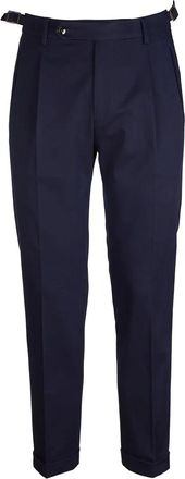 Berwich pleated trousers - Blue