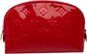 Louis Vuitton Pre-owned Cosmetic Pouch - Dames - Vintage Accessoires - Rood - ONE Size - Vintage
