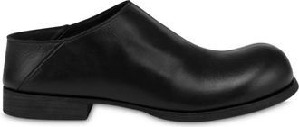 Moschino Zwarte Opvouwbare Hak Ronde Neus - Heren - Platte Schoenen - Zwart - 42 EU - Schoenen