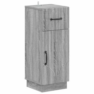 vidaXL Armario De Almacenamiento Para Ba&ntilde;o Hoorn Sonoma Gris Vidaxl