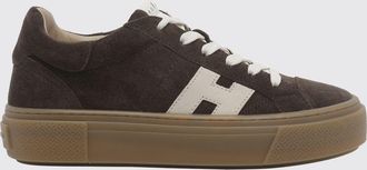 Hogan Sneakers Crosswind in pelle scamosciata con suola platform