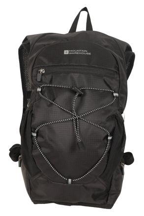 Mountain Warehouse Track Hydro Bag - 6 Litres - Ripstop Hydration Pack, Soft Water Bottle Black