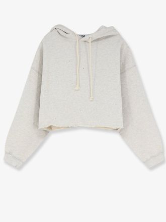 Golden Goose Felpa crop in cotone - GOLDEN GOOSE DELUXE BRAND - gender_Woman