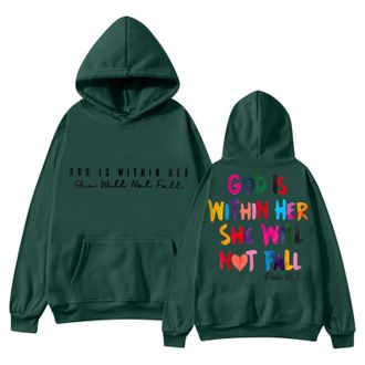 Generic I Am A Child of God Christian Hoodies For Women Preppy Y2k Sweatshirts Christian Clothing