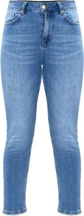 Kocca Blauwe Skinny Jeans met Zakken - Dames - Skinny Jeans - Blauw - W30 - Jeans