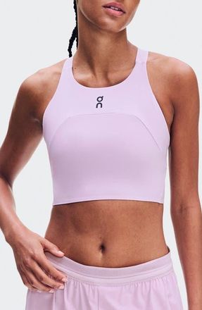On Performance Crop Sports Bra in Foxglove at Nordstrom, Size X-Small