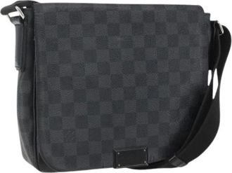 Louis Vuitton Pre-owned Cross Body Bags, female, Black, Size: ONE SIZE Pre-owned Vintage Canvas Cross Body Bag