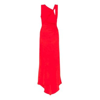 Andamane Dames, Jurken, Rood, Maat: S Leer