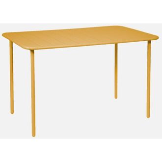 Sweeek Tavolo da giardino in acciaio, 4 posti, 120cm