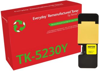 OEM Remanufacturado Everyday T&oacute;ner Everyday Amarillo Remanufacturado De Xerox Es Compatible Con Kyocera Tk-5230y, Capacidad Est&aacute;ndar