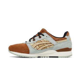 Asics Fitness, Heren, Veelkleurig, 42 1/2 EU, Leer, GEL-Lyte III OG Cane Vine