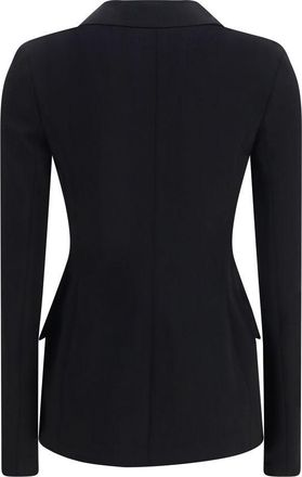 Dolce & Gabbana Stretch Wool Blazer - Black