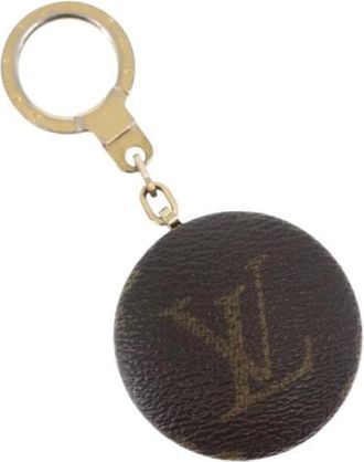 Louis Vuitton Pre-owned Accessories, female, Brown, Size: ONE SIZE Pre-owned Canvas Key-Holder