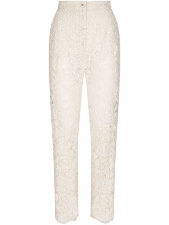 Dolce & Gabbana Lace Trousers
