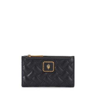 Kurt Geiger Pimlico Bifold Portemonnee - Dames - Accessoires - Zwart - Maat: ONE Size Leer