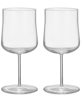 Orrefors Set Of 2 Informal Large Tumblers