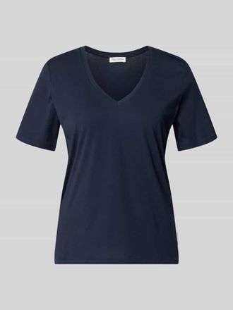 Marc O'Polo Regular Fit T-Shirt aus reiner Baumwolle in Marine, Gr&ouml;&szlig;e XS