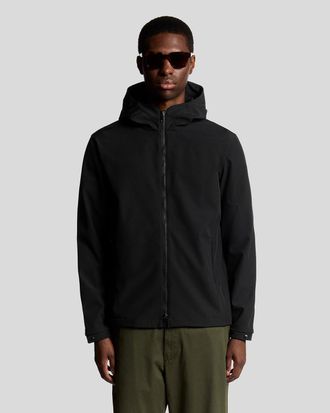 Lyle & Scott Technical Stretch Softshell-jack - Zwart