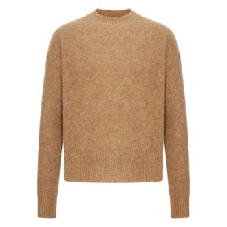 Ami Logo-detail Crew-neck Sweater